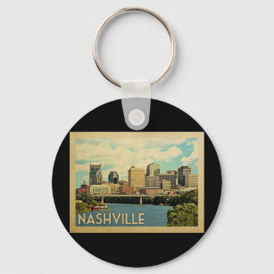 Chaveiro Viagens vintage do Tennessee Nashville
