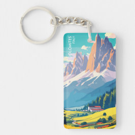 Chaveiro Viagens vintage Dolomites Itália