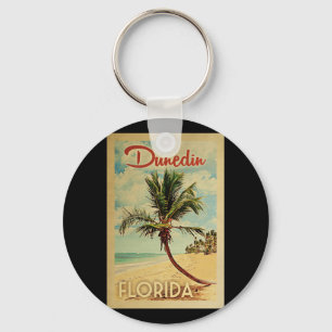 Chaveiro Viagens vintage Dunedin Palm Tree