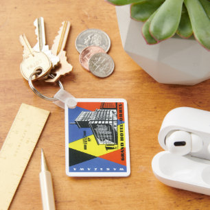 Chaveiro Viagens vintage Europa, Varsóvia (Varsóvia),