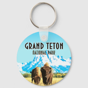 Chaveiro Viagens vintage Grand Teton Park Wyoming