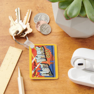 Chaveiro Viagens vintage NYC, Saudações da Nova Iorque