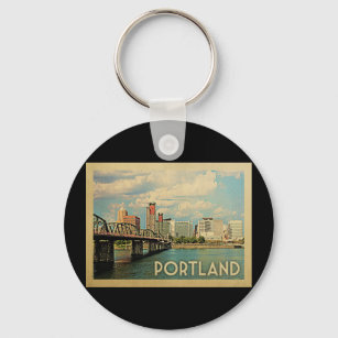 Chaveiro Viagens vintage Portland Oregon