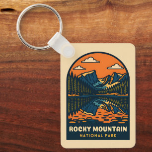 Chaveiro Viagens vintage Rocky Mountain National Park Retro
