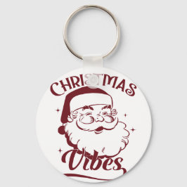 Chaveiro Vibrações de Natal Design Vintage