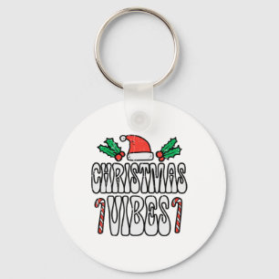 Chaveiro Vibrações de Natal Retro Vintage Groovy Xmas Homen