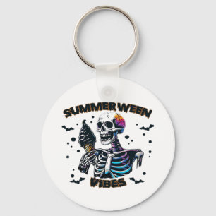 Chaveiro Vibrações Divertidas de Summerween Esqueleto Féria