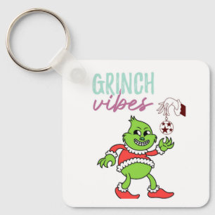 Chaveiro Vibrações Divertidas do Grinch Natal Retrô
