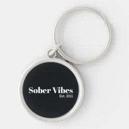 Chaveiro Vibrações Sóbrias Est. Data de Sobriedade