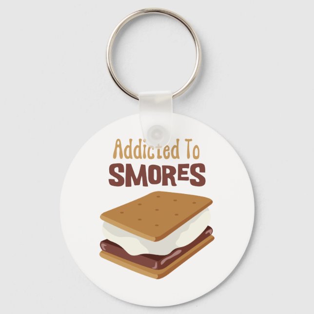 Chaveiro Viciado em Smores (Frente)