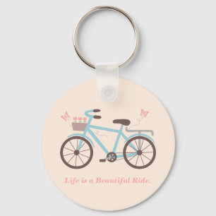 Chaveiro Vida Estilosa é uma Citação de Bicicleta de Passei
