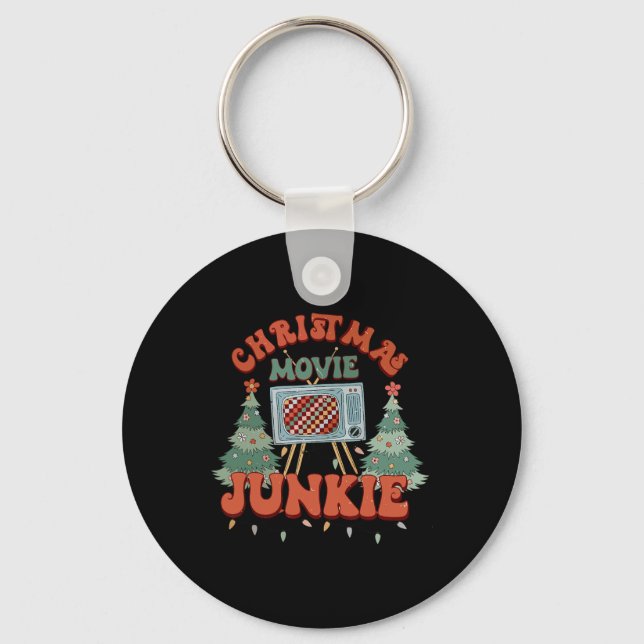 Chaveiro Vídeo de Natal Junkie Retro Árvore de Natal Chrism (Frente)