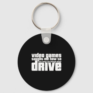 Chaveiro Vídeo engraçado de jogo de videogame de novo motor