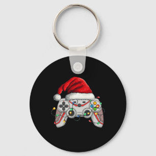 Chaveiro Video Game Controller Natal Hat Gamer Bo