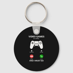 Chaveiro Video Games Estão Chamando E Eu Devo Ir Piadista G