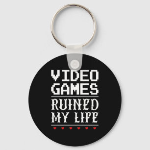 Chaveiro videos games arruinaram minha vida