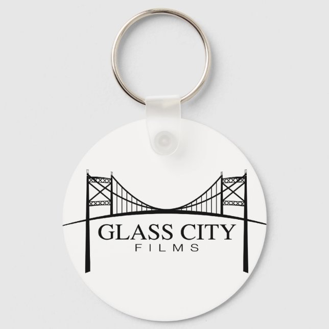 Chaveiro Vidro City Films - Key Chain (Frente)