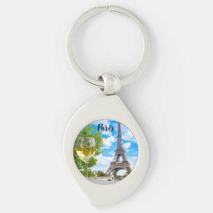 Chaveiro Vidro de espuma em torre Eiffel