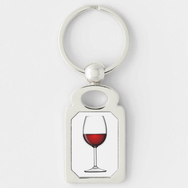 CHAVEIRO VIDRO DE VINHO VERMELHO (Frente)