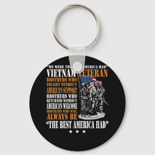 Chaveiro Vietnã Veterano A Melhor América Tinha Uma Camis