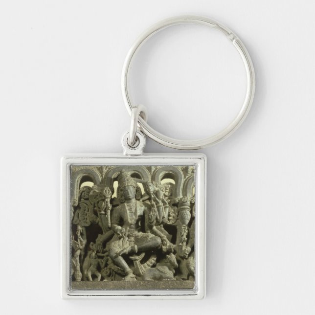 Chaveiro Viga que descreve a trindade: Siva, Brahma e Vis (Frente)