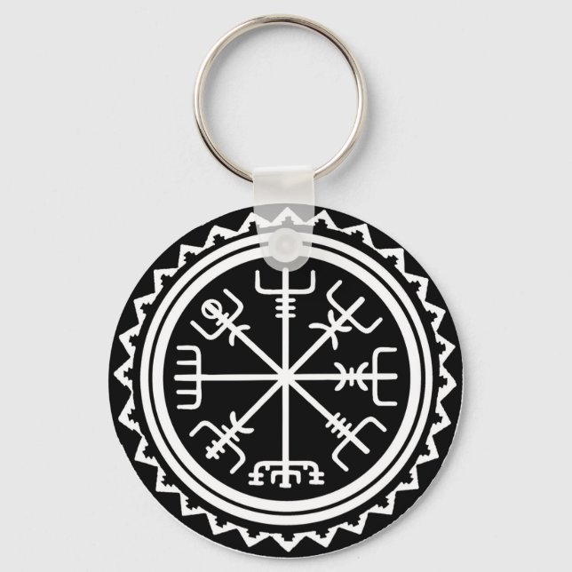 Chaveiro Viking Vegvisir Compass (Frente)