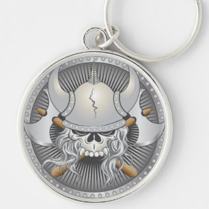 Chaveiro Viking Warrior Skull