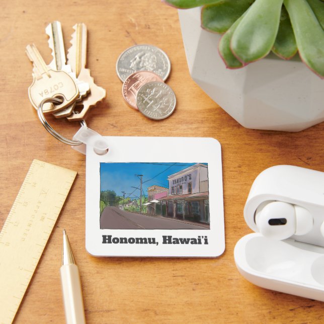 Chaveiro Vila Histórica de Plantação Havaiana Honomu Nostál (Mesa)