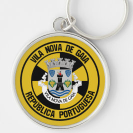 Chaveiro Vila Nova de Gaia Round Emblem