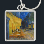 Chaveiro Vincent van Gogh - Cafe Terrace à Noite<br><div class="desc">Cafe Terrace no Place du Forum na Noite - Vincent van Gogh,  1888</div>