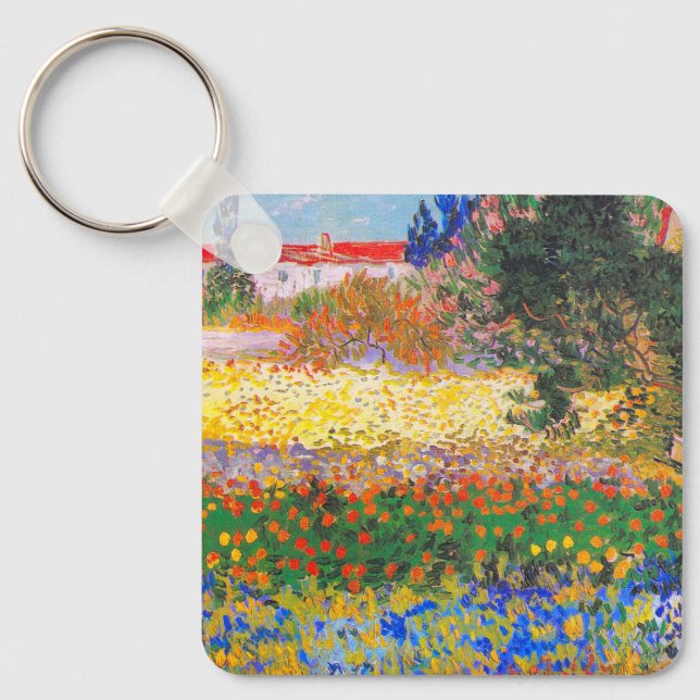 Chaveiro Vincent Van Gogh Flor Garden (Frente)