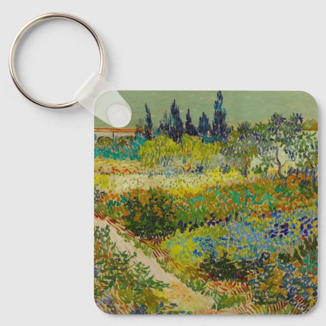 Chaveiro Vincent Van Gogh Garden em Arles (Frente)