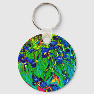 Chaveiro Vincent Van Gogh - Íris - Amante de Flores Pop Art