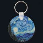 Chaveiro Vincent van Gogh na Noite Estrelada<br><div class="desc">Ilustradores e pintores famosos de todos os tempos.</div>