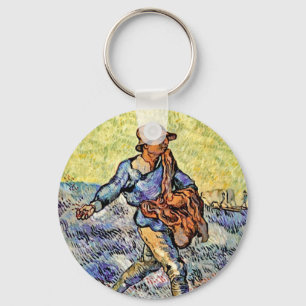 Chaveiro Vincent Van Gogh - O Semeador - Pintura de Arte Fi