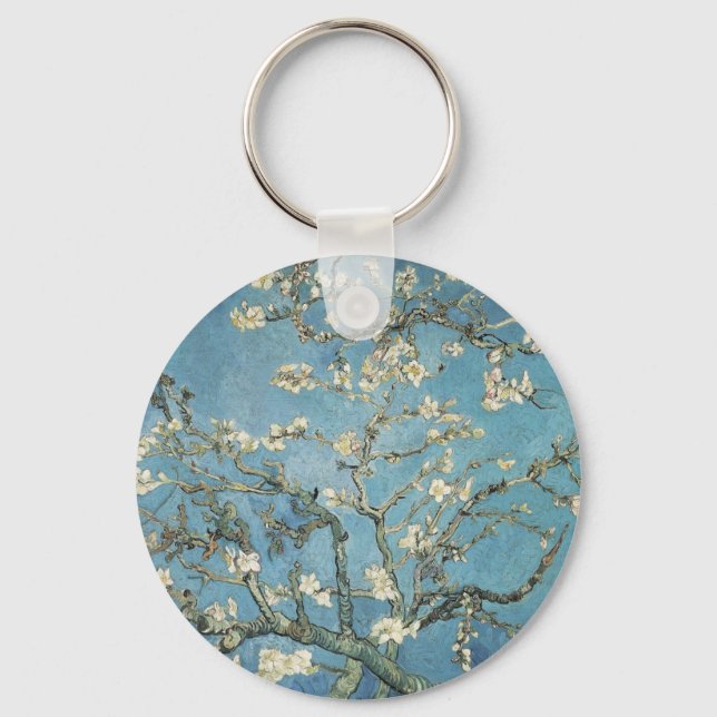 Chaveiro Vincent van Gogh | Ramais de amêndoa em floração,  (Frente)