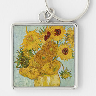 Chaveiro Vincent Van Gogh - Vaso com Doze Girassóis