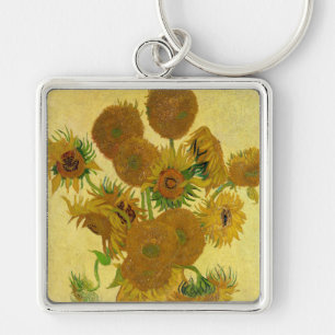 Chaveiro Vincent van Gogh - Vaso com Quinze Girassóis