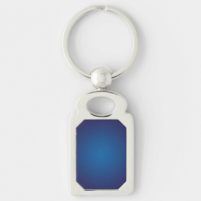 Chaveiro Vinheta Cinzenta Azul Escuro (Frente)