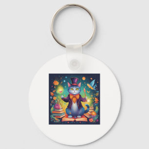Chaveiro Vinheta de Gato Super Bonito