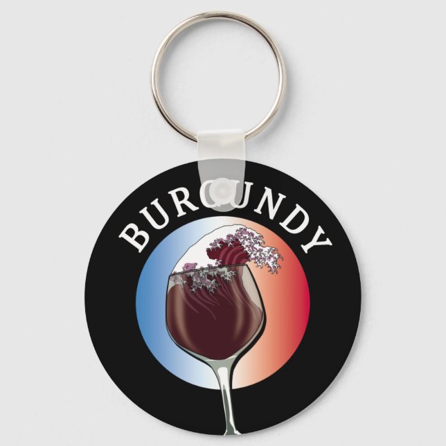 Chaveiro Vinho francês ruivo (Frente)