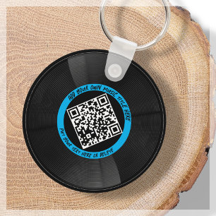 Chaveiro Vinil Musical DJ Código QR
