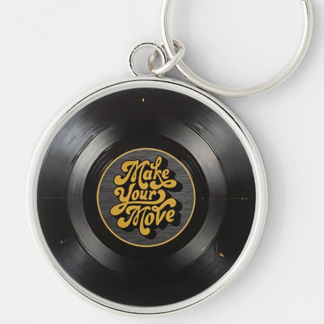 Chaveiro Vinil Retro (Frente)