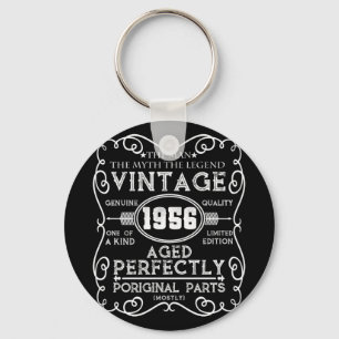 Chaveiro Vintage 1956 Man Myth Legend 65th Birthday