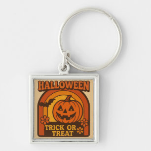 Chaveiro Vintage 1970s Trick or Tratat Halloween