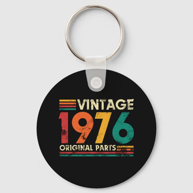 Chaveiro Vintage 1976 50th Birthday (Frente)