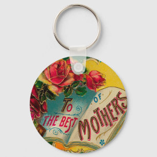 Chaveiro Vintage à saudação do Dia de as mães das melho