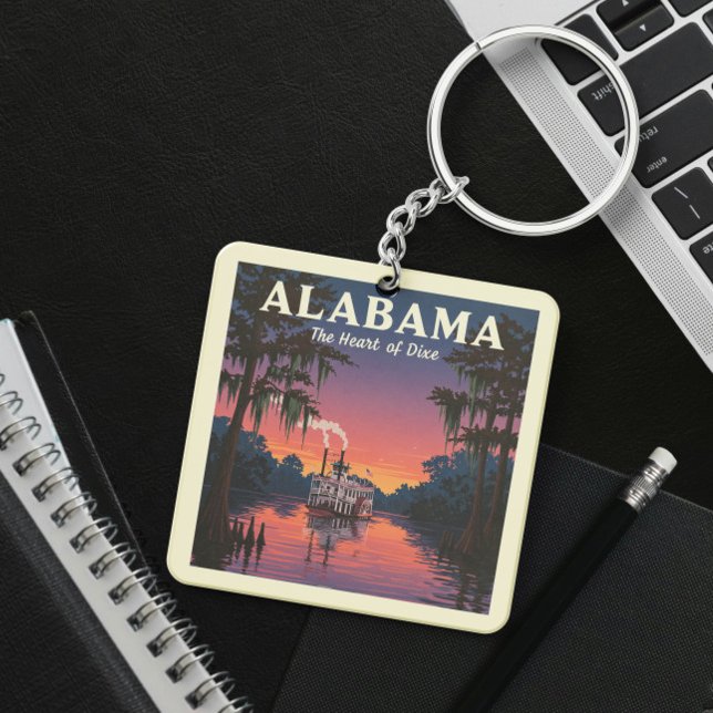 Chaveiro Vintage Alabama (Criador carregado)