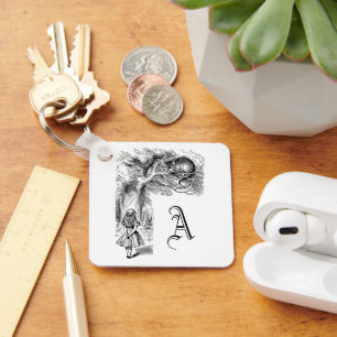 Chaveiro Vintage Alice gato no país das maravilhas,