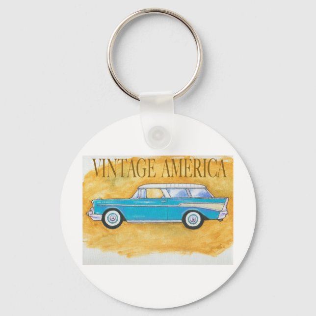 Chaveiro vintage america chevy (Frente)